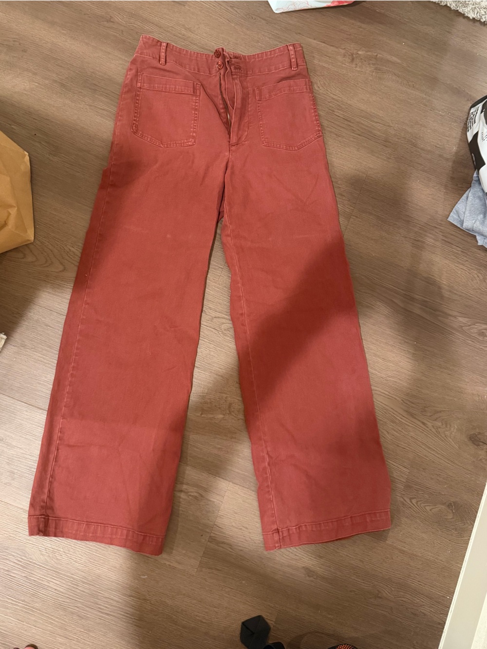 Women’s Rust Wide-Leg Jeans